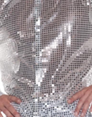 Silver Sequin Shirt