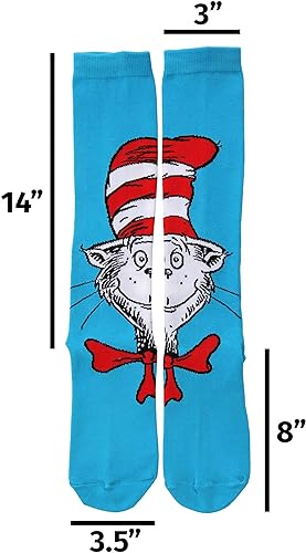 The cat in The hat  Knee High Costume Socks