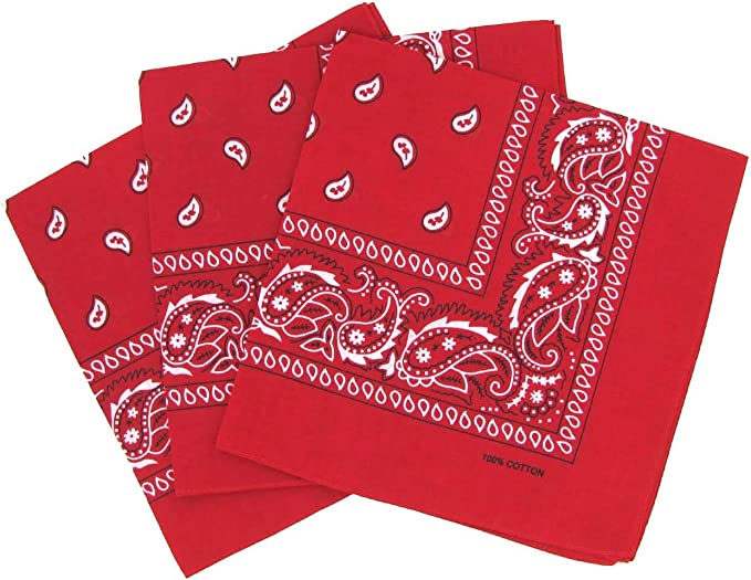 4 Basic Bandana Colors