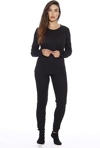 2PC Women's thermal set Black