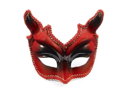 Devil Half Mask Venetian Mardi Gras Glasses Style