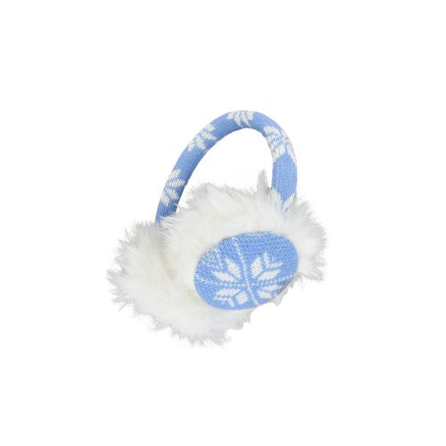 SNOWFLAKE & FUR EAR WARMER IN 6 COLORS