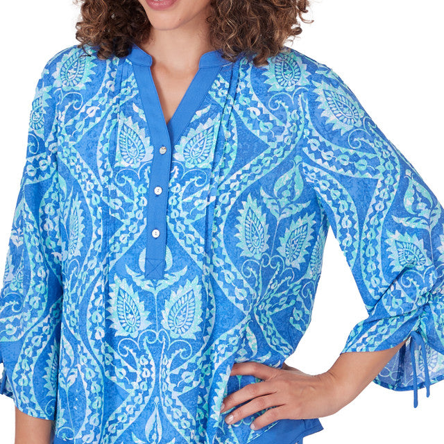 Polynesian Bali Top Blue Moon - Ruby Rd