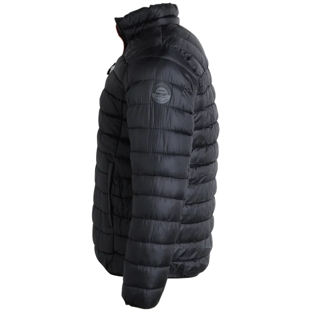 Men's Jacket - Packable Puffer Coat Black - Bass Creek