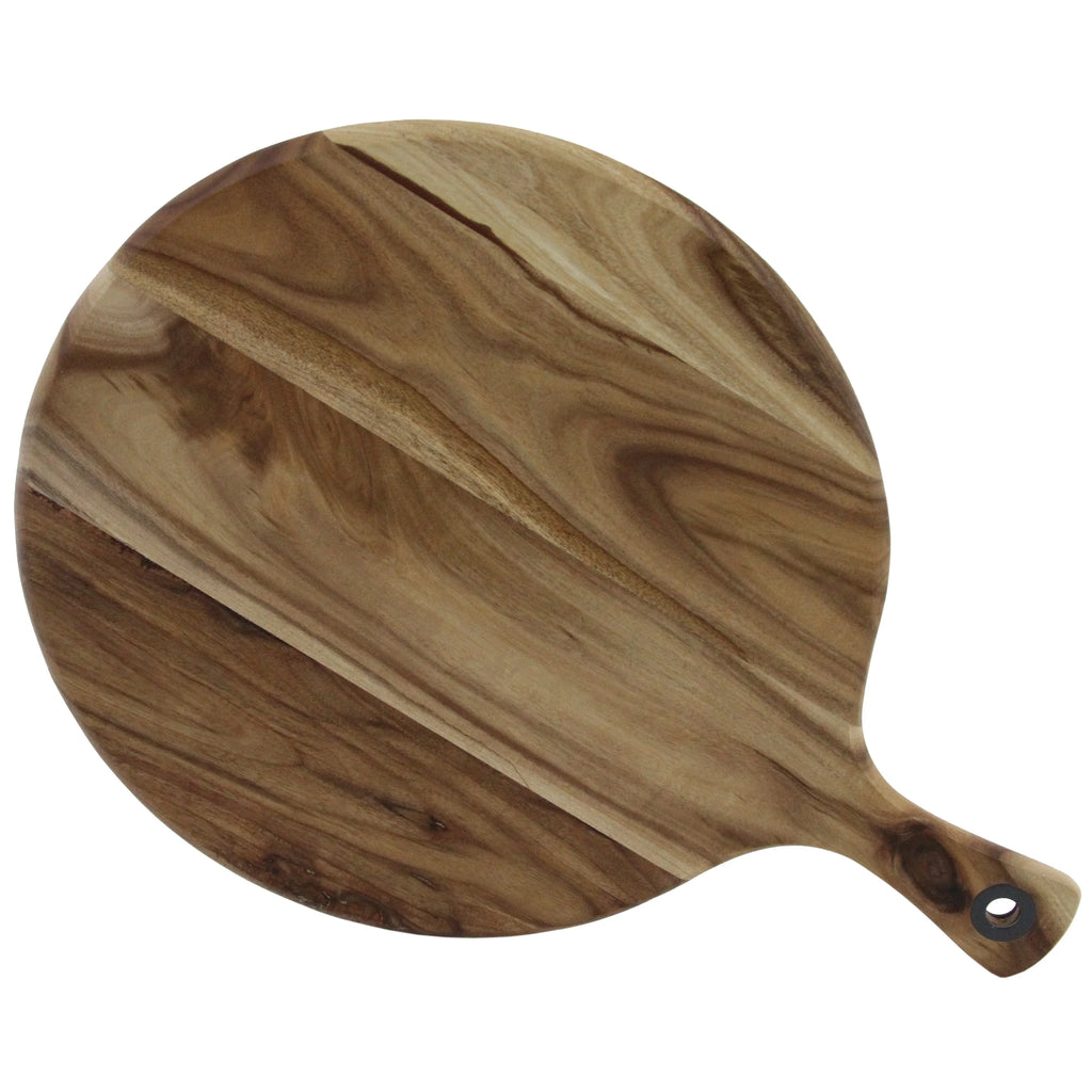 Board Wood Round Chop & Serve