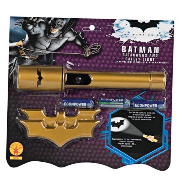 Kids Batman Batarangs and safety Light