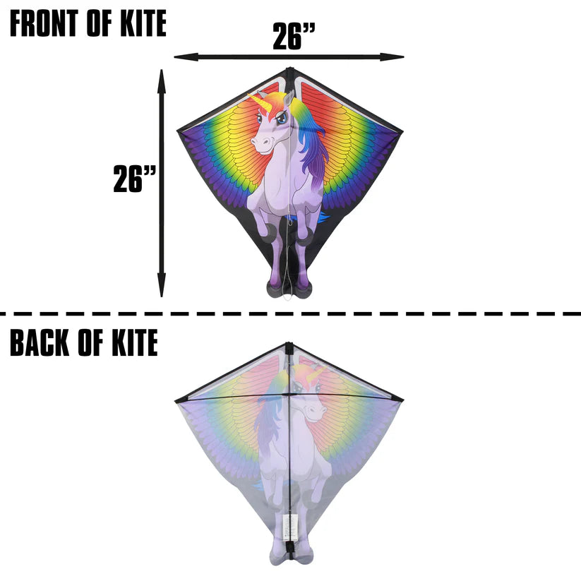 Diamond Unicorn Nylon Kite