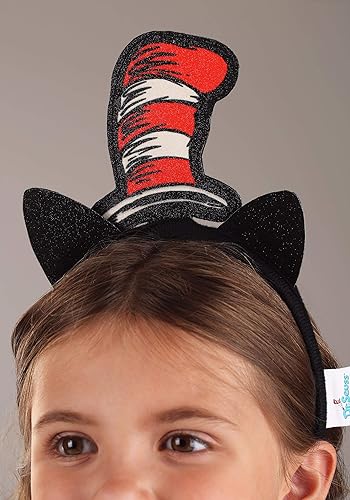 Glitter Headband Dr Seuss Cat in the Hat