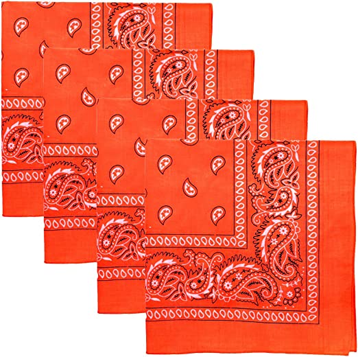 Neon Orange Bandana