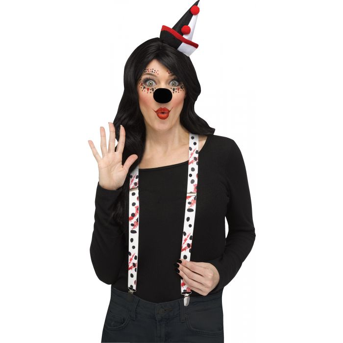 Fun & Spooky Suspender Instant Evil Clown Set