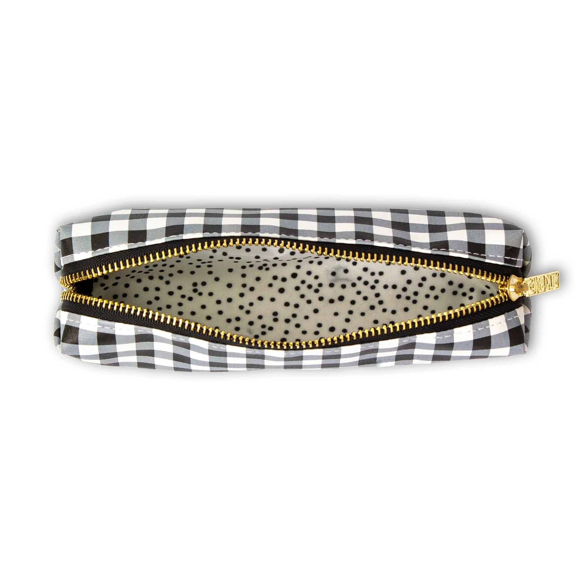 Buffalo Check Black Slim Pencil Case