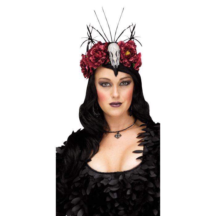 Raven Mistress Headpiece Red