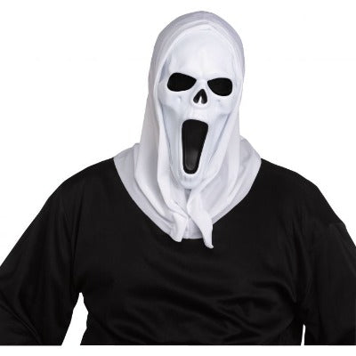 Banshee Ghost Mask - Adult White