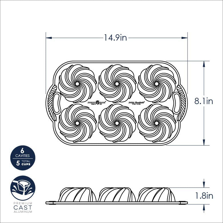 Swirl Bundtlette Pan