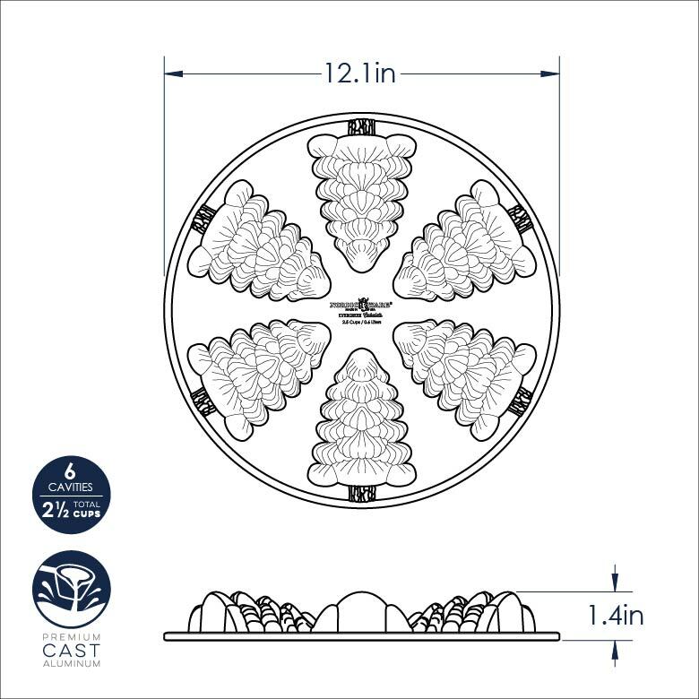 Evergreen Cakelet Pan