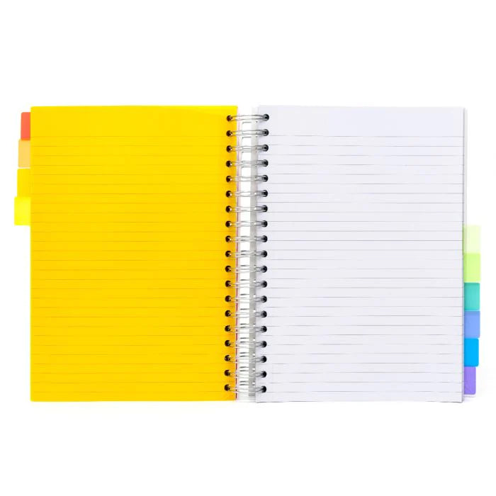 White Project Book With 10 Dividers