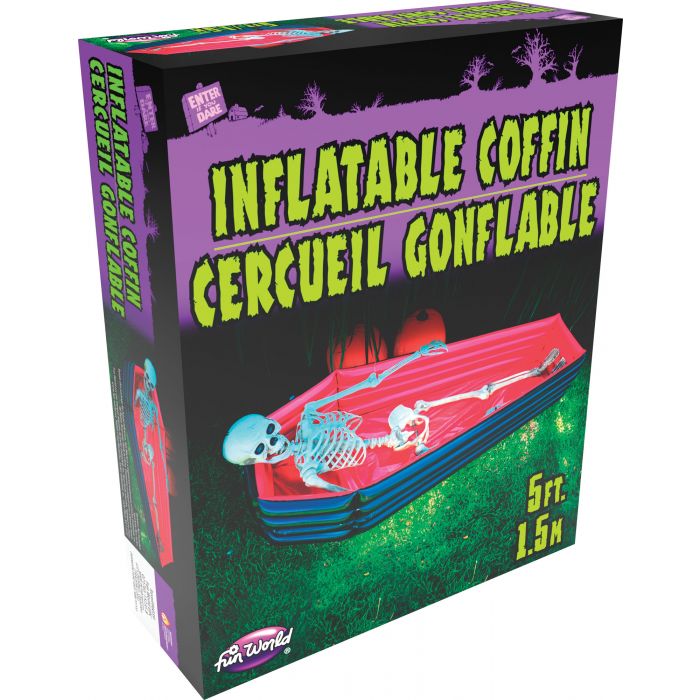 5' Inflatable Coffin Decor