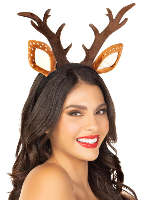 Fawn Ear Antler Animal Costume Headband