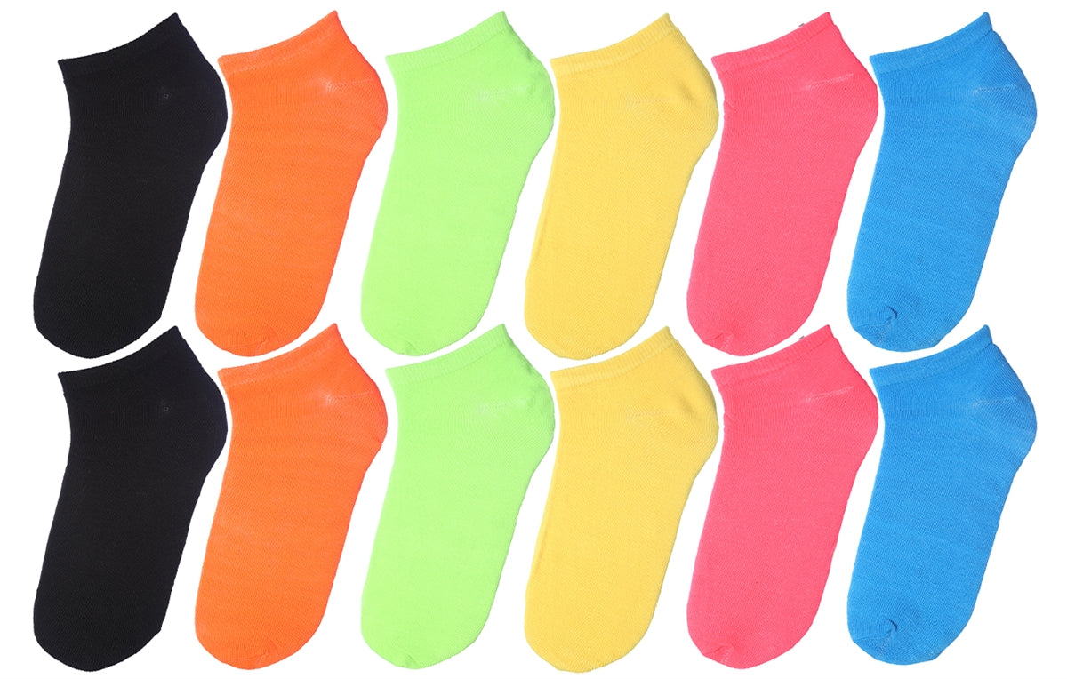 3 Pack Solid Cute Cotton Ankle Socks