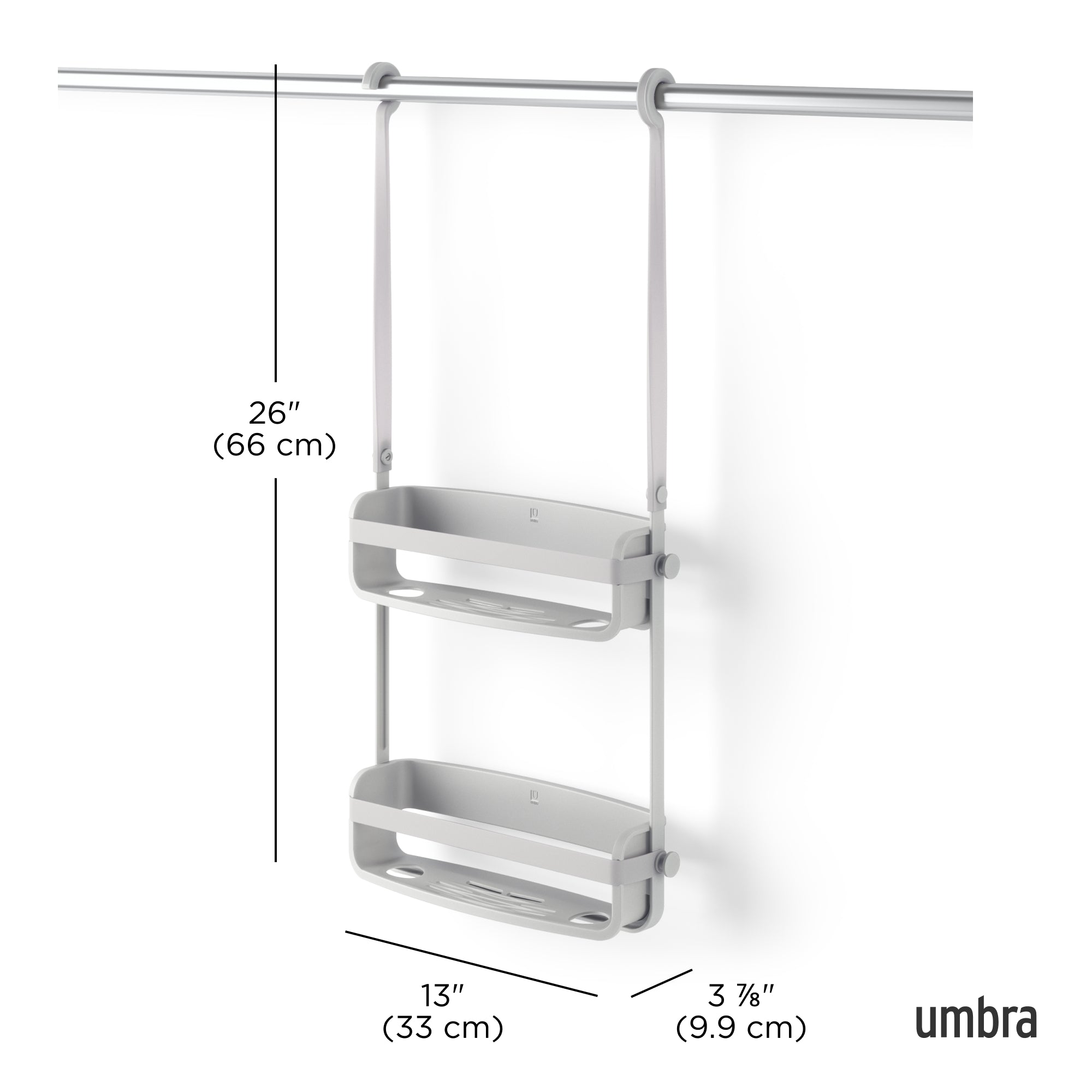 Flex Shower Caddy Grey