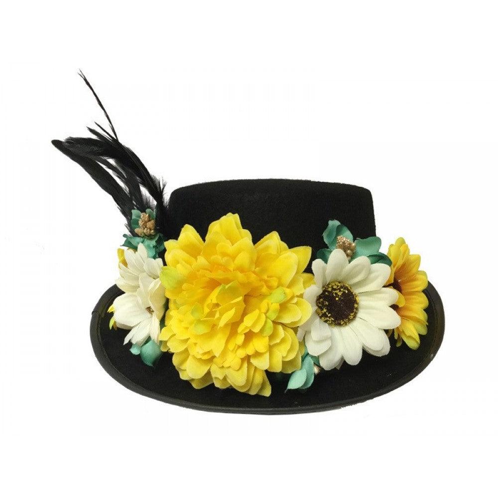 Hat with flowers