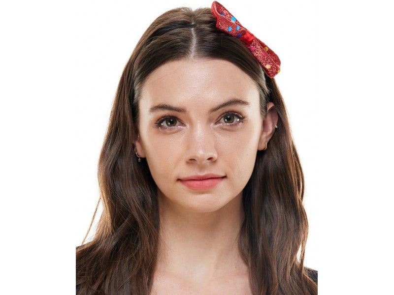 X'mas tree headband with bow tie set-2