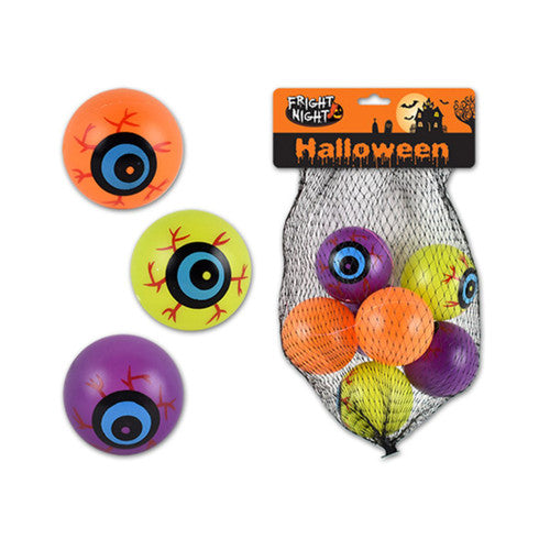 7pk 35mm Coloured Plastic Eyeball Deco