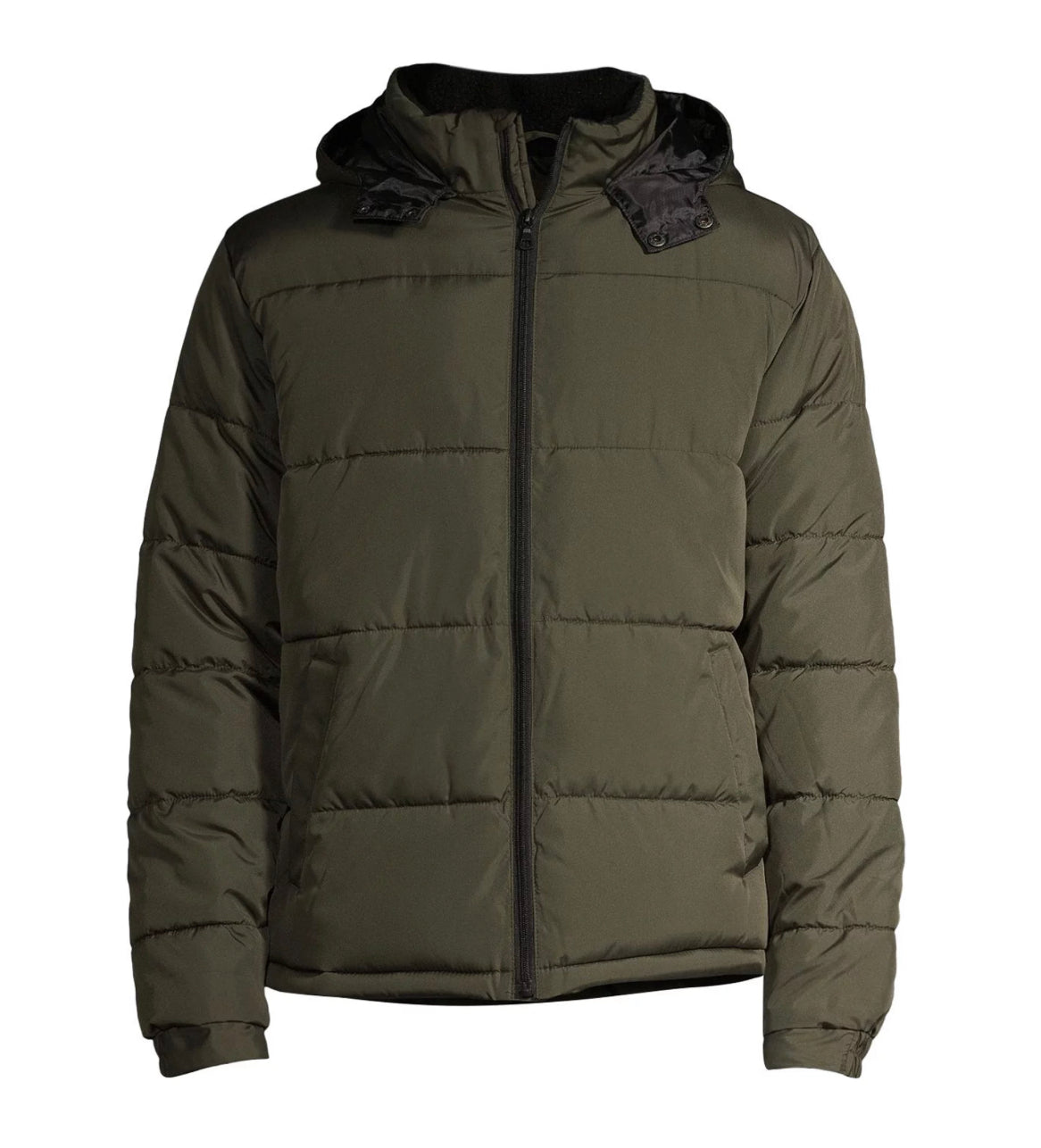 Classic Puffer W/ Warm Fleece Olive