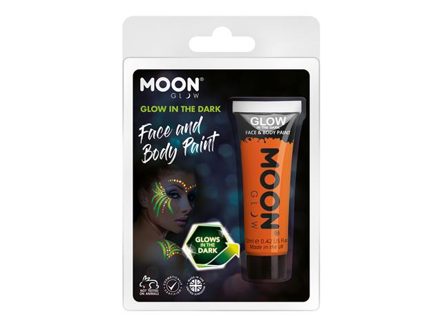 Glow Face & Body Paint,12ml Orange