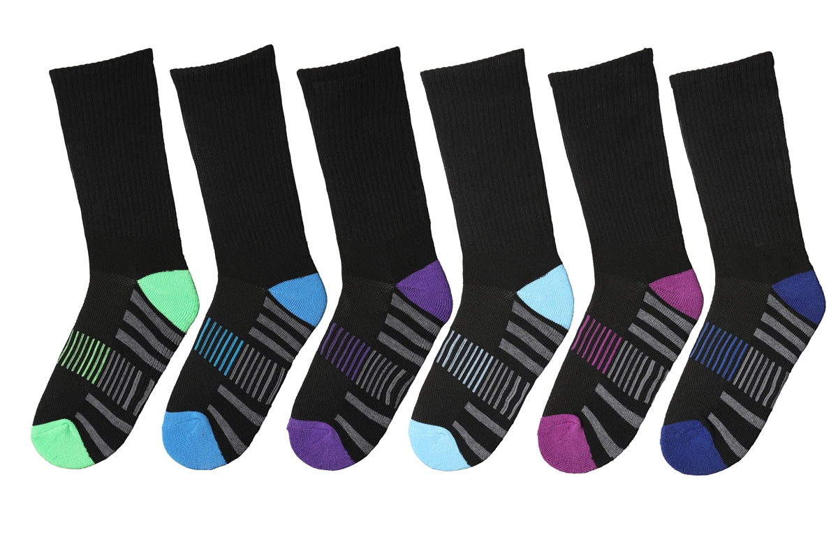 3-Pair Men's Sports Cushion Crew Socks