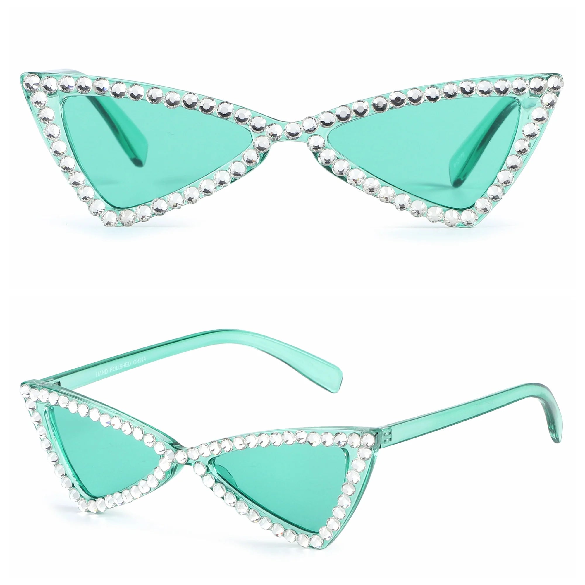 GEM LINES COLOR SUNGLASSES POINTY