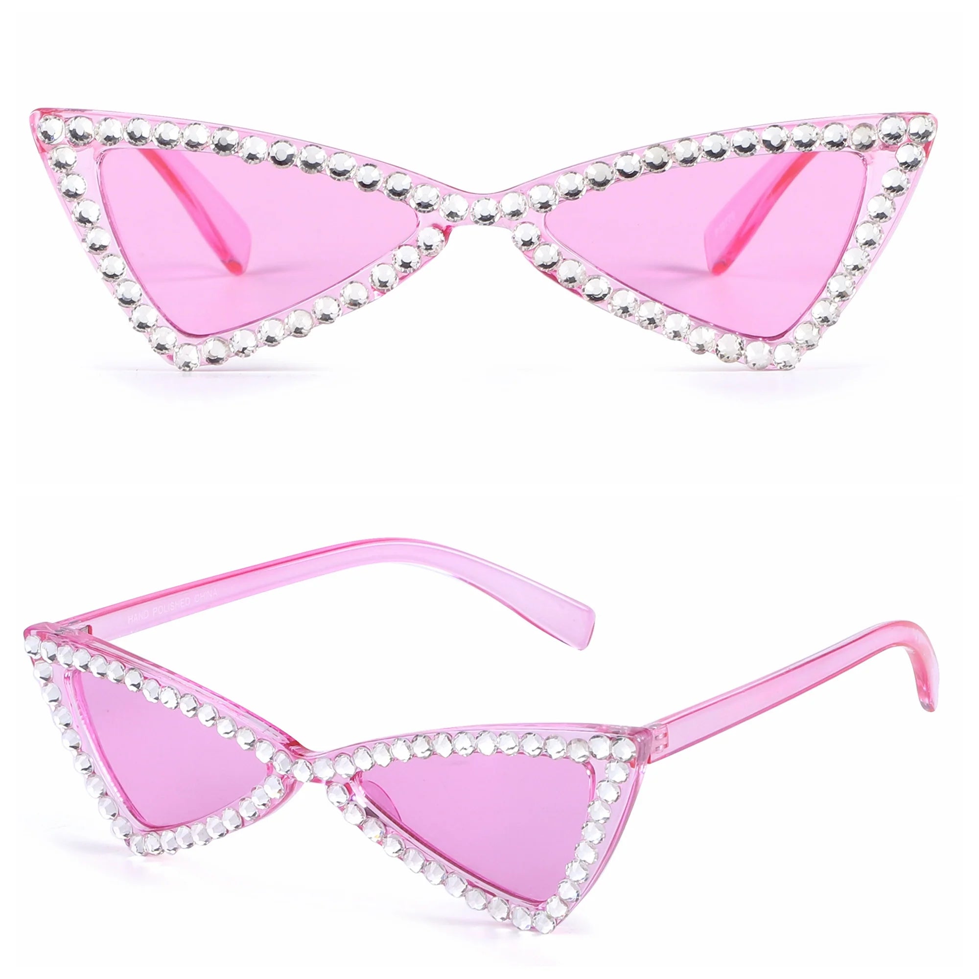 GEM LINES COLOR SUNGLASSES POINTY