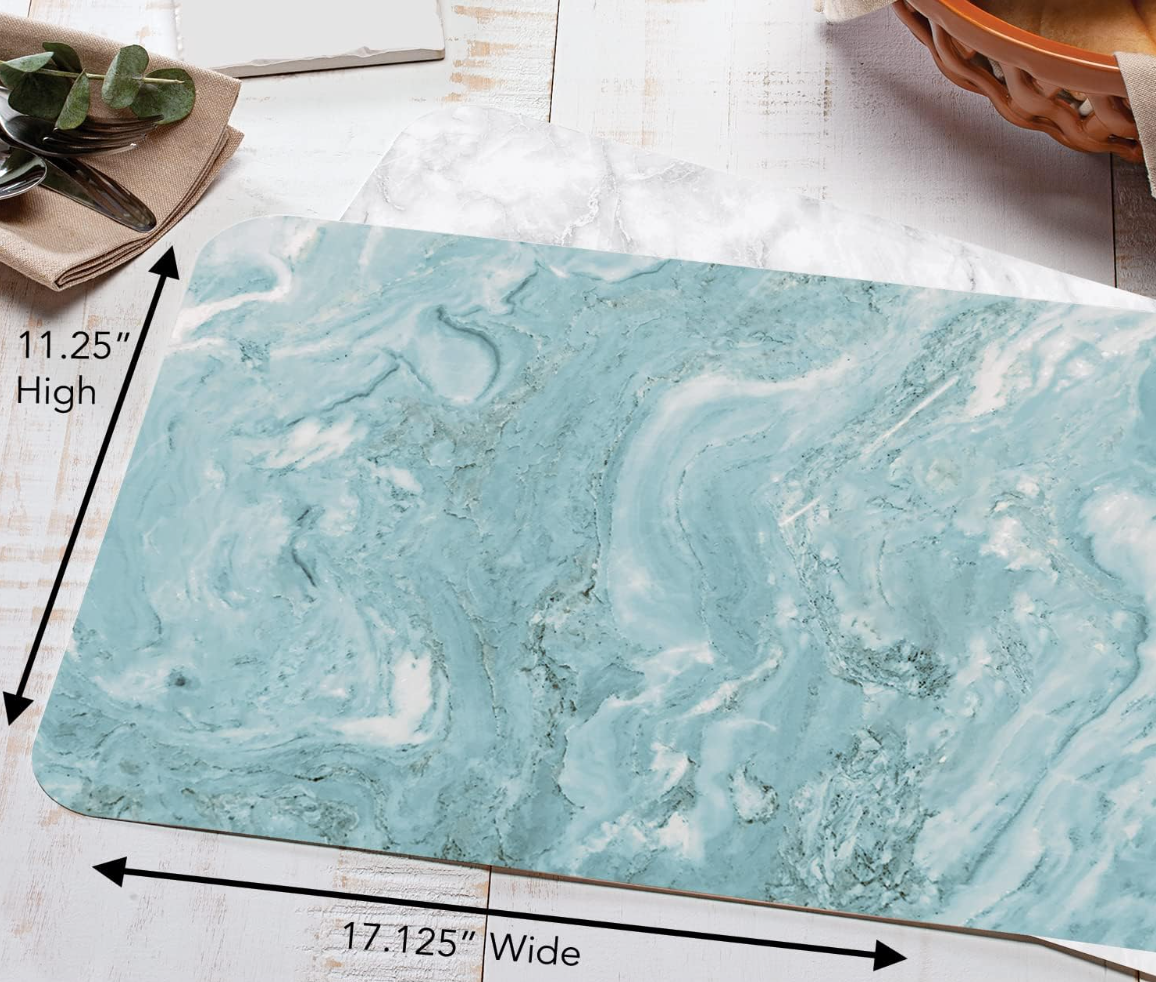 Teal Quartz Reversible Placemat