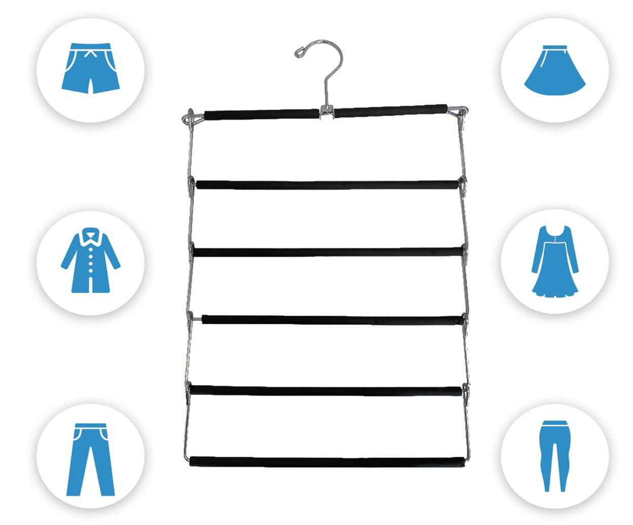 5 Tier Pants & Garment Hanger Set 2