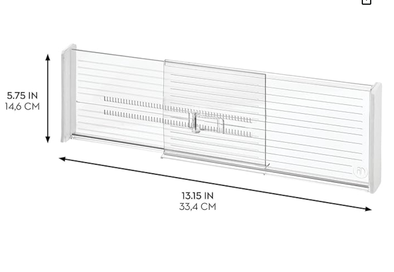 Expandable Drawer Dividers Set of 2  -  5.75" High