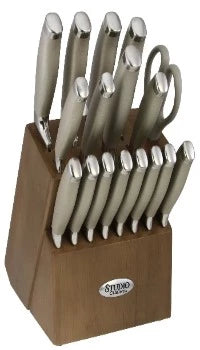 18 Pc Ss Peened Cutlery Set