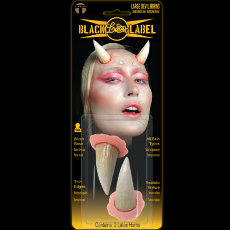 Black Label Latex Large Devil Horns