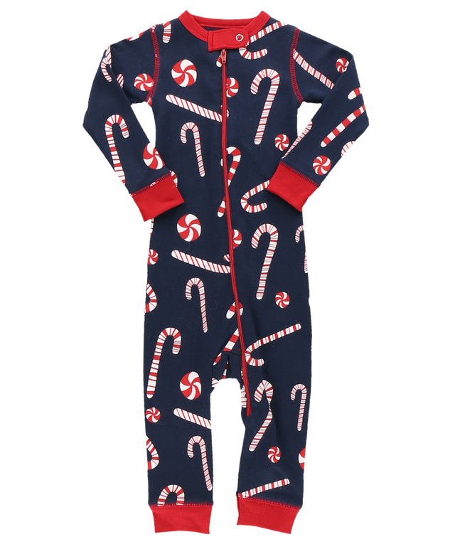 Candy Cane Infant Union Suit