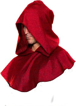 Monk Hood Red
