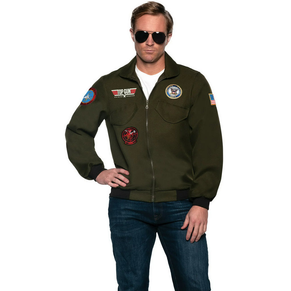 Navy Top Gun Pilot Jacket Adult