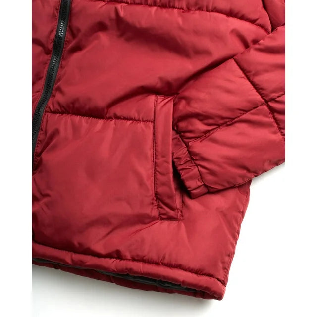 Men's Winter Jacket Dark Red - Bass Creek