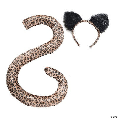 Tail & Ears Set Leopard