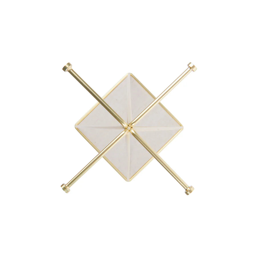 Prisma Jewelry Stand Matte Brass