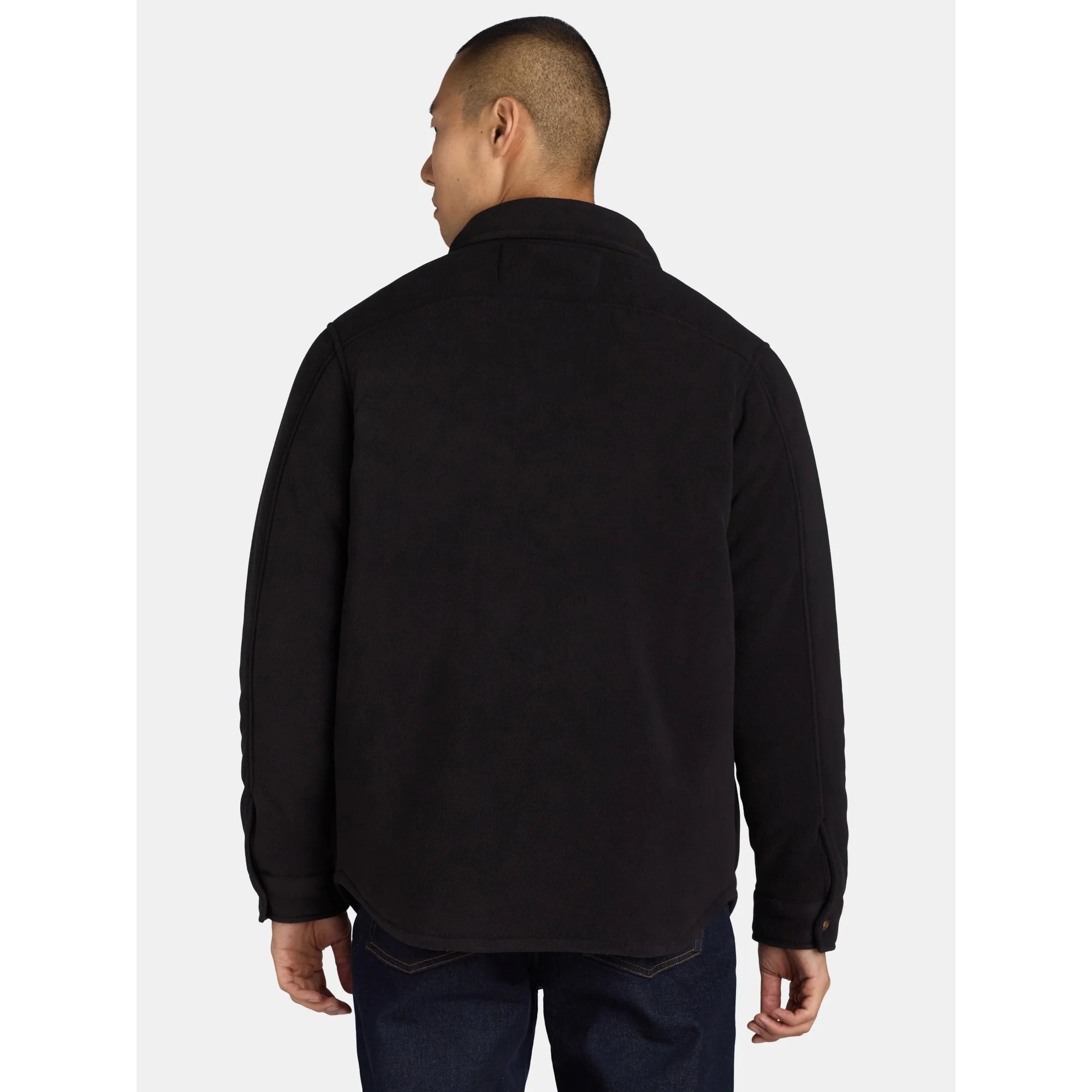 Bass Creel Polar Fleece Bonded Black