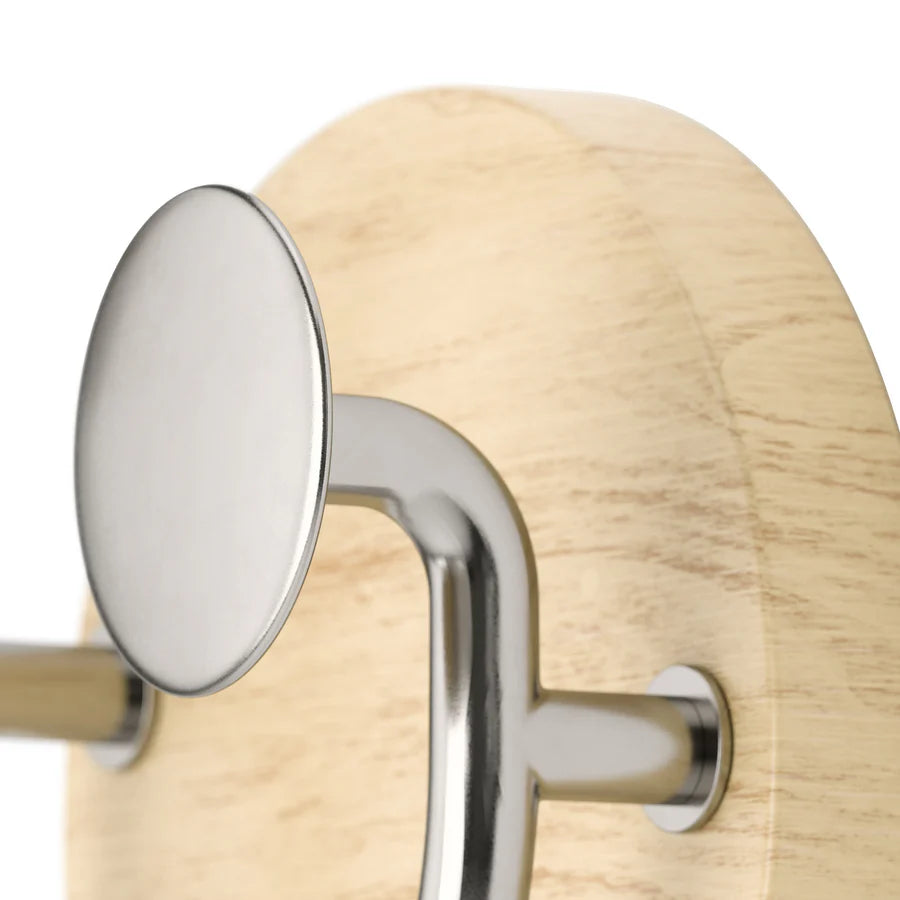 Melody 3 Valet Hook Natural / Nickel