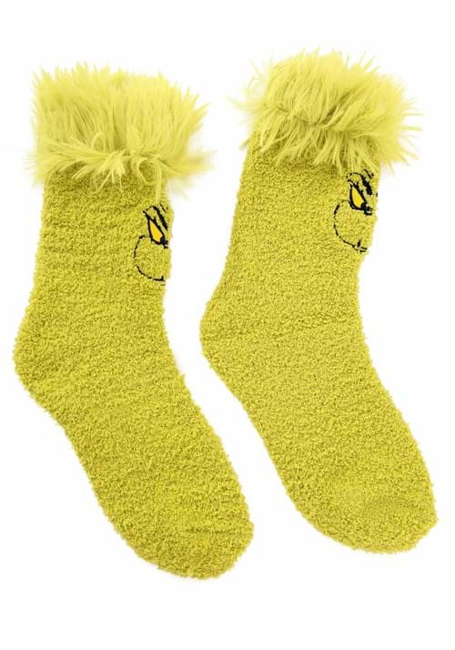 Dr. Seuss' Grinch Fuzzy Socks