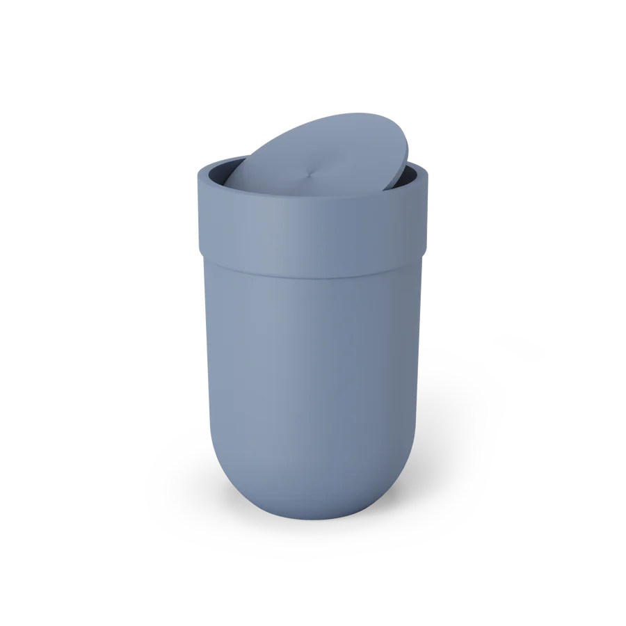 Touch Trash Can Slate Blue