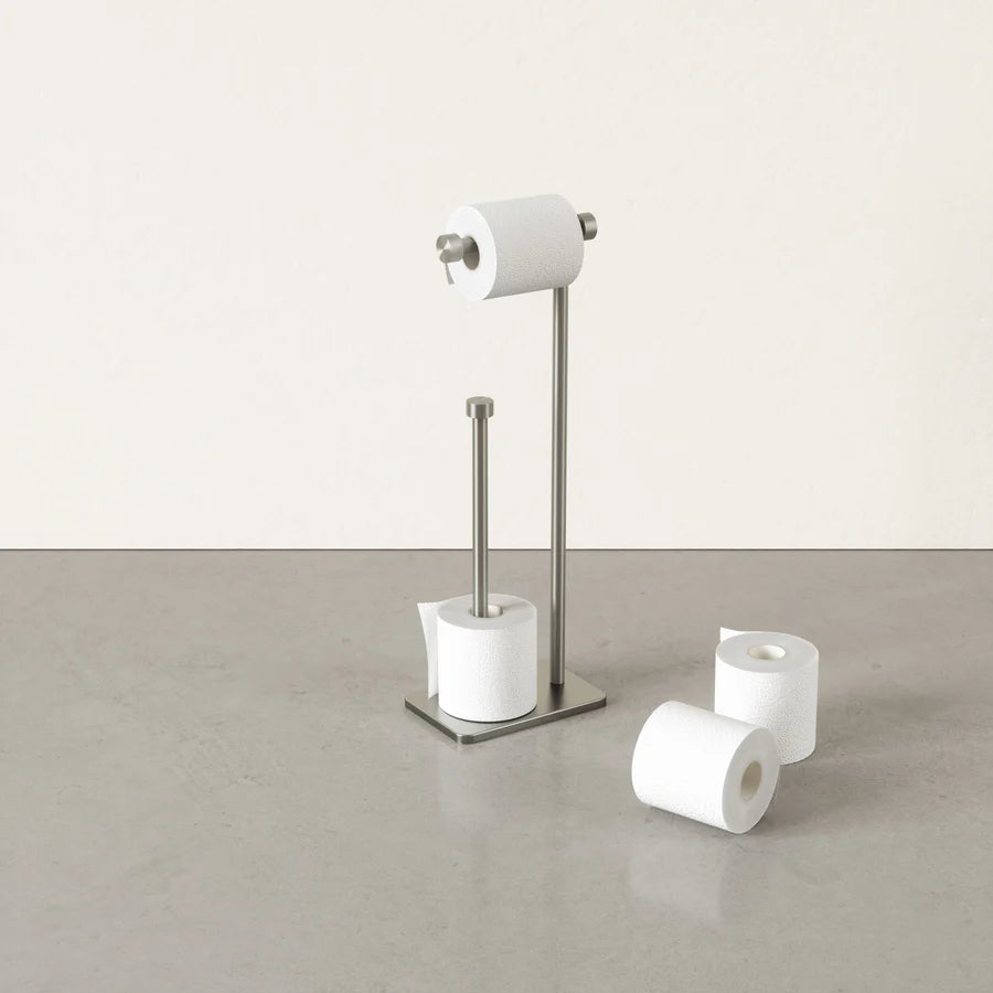 Cappa Toilet Paper Holder & Reserve Nickel