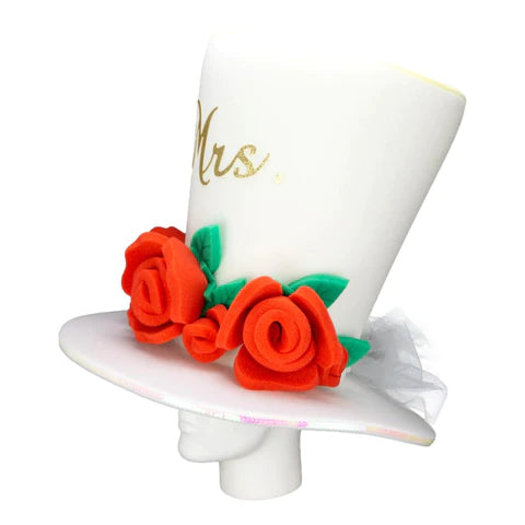 Mrs Roses Bride Hat