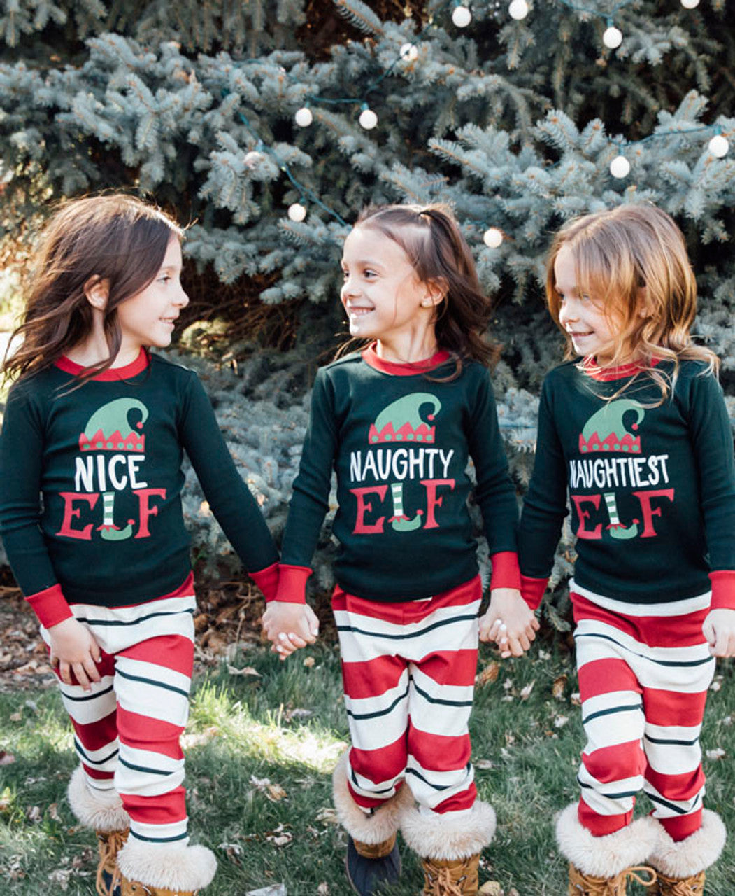 Naughty Elf Kid's Set